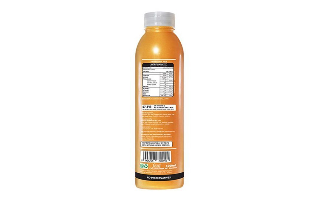 Raw Pressery Sugarcane + Lemon Juice   Bottle  1 litre